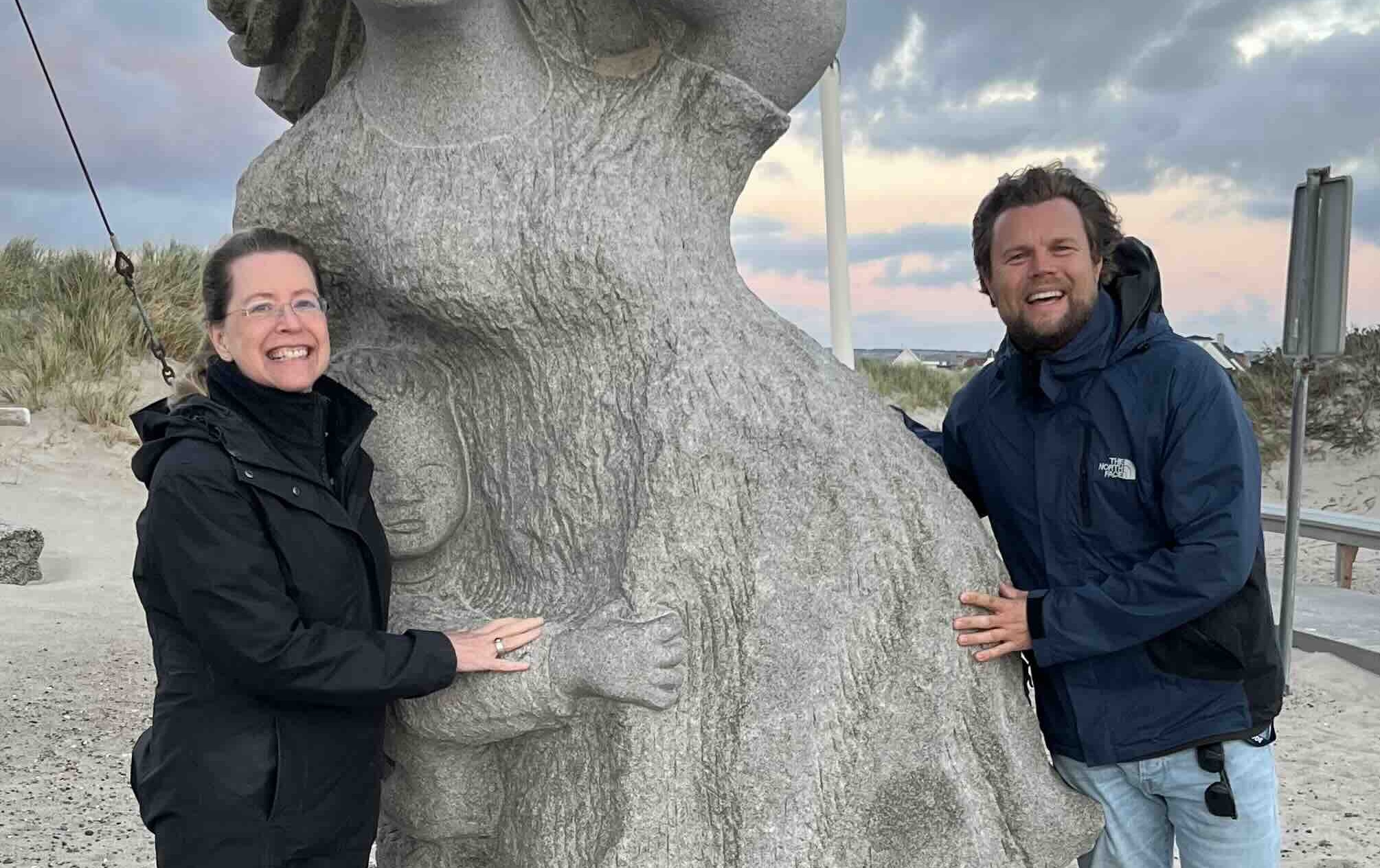 Photo of Maureen Freed and Dr Ulrik Lyngs, the creators of the ReDD Workshop.